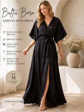 frock women dress Blue Mock Neck Floral Chiffon Maxi Dress & Reviews - Blue - Dresses